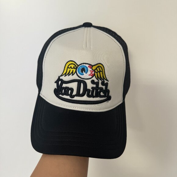 Von Dutch Flying Eyeball Trucker Snapback - Picture 1 of 6